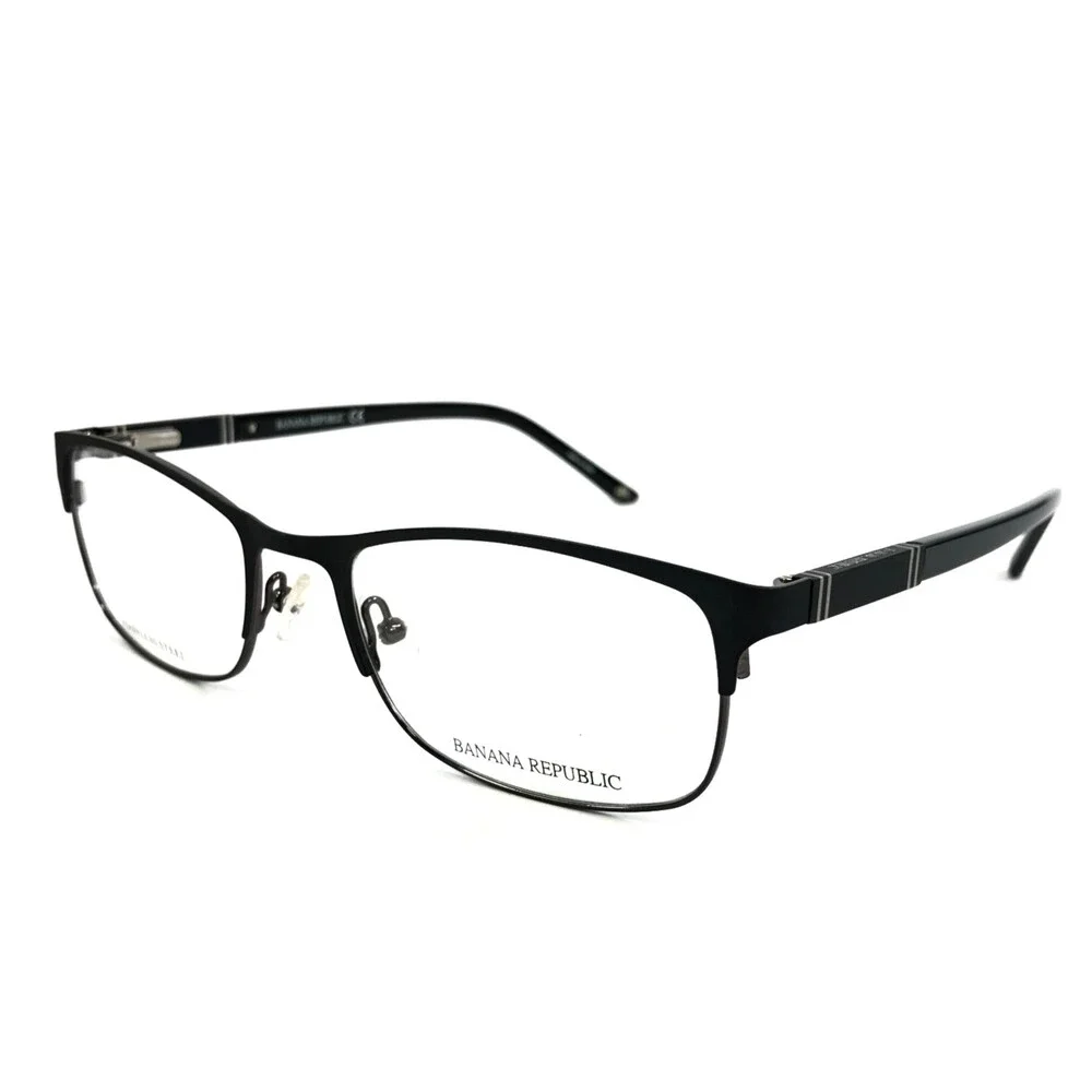 Banana Republic Eyeglasses Frames ROMAN/N 003 Black Gray Rectangle 54-19-145